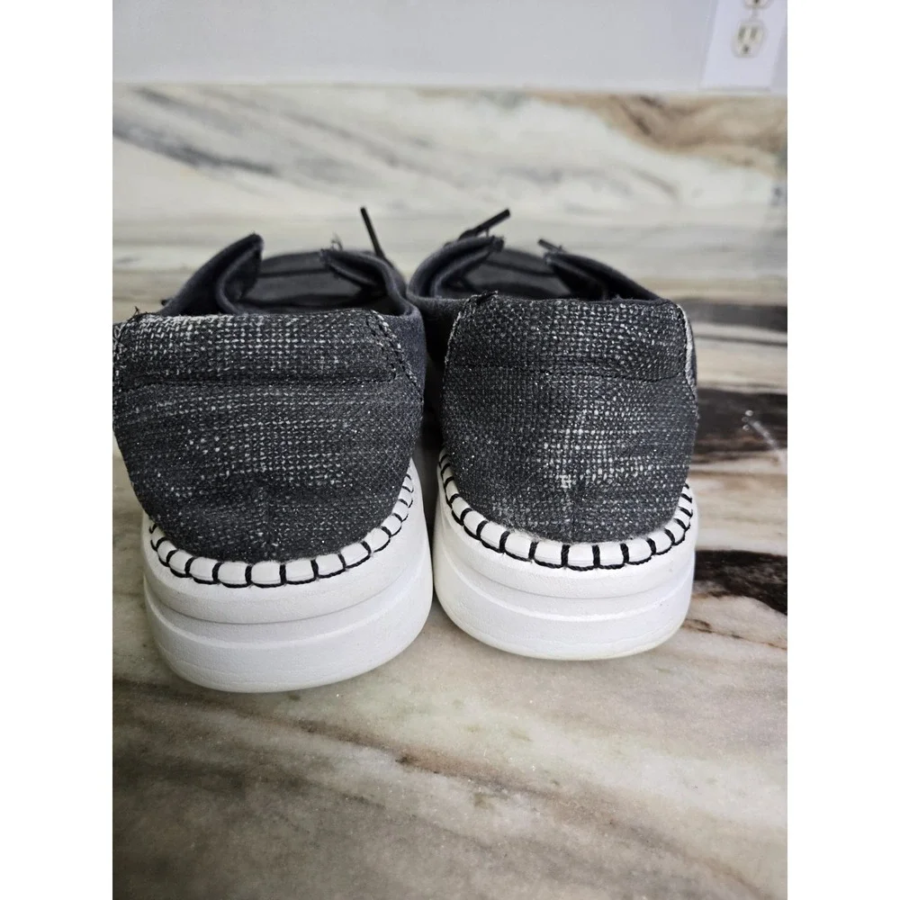 Hey Dude Wendy Chambray Grey Casual Slip On shoes Boat Size‎ 9